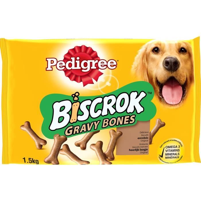 Pedigree Biscrock Dog dry food bag1.5kg 